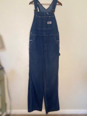 Vintage JCPenney Big Mac Denim Bib Overalls Men’s Blue Workwear Heavywe